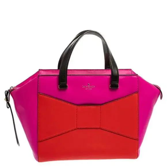 Kate Spade New York 2 Park Avenue Beau Bag in Pink and Red - Picture 2 of 16
